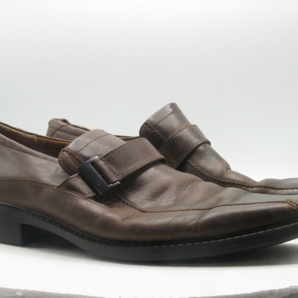 Ecco Size 13 M/EU 46 Brown Leather Loafer B6 A1 main image 7